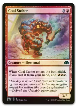Coal Stoker #114 (Foil) (NM) Dominaria Remastered DMR Magic MTG - Image 1