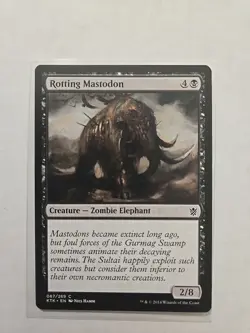 Rotting Mastodon - Khans of Tarkir - LP - MTG Magic - Common - Creature - Image 1