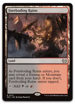 Foreboding Ruins #277 (NM) Duskmourn DSC Magic MTG - Image 1