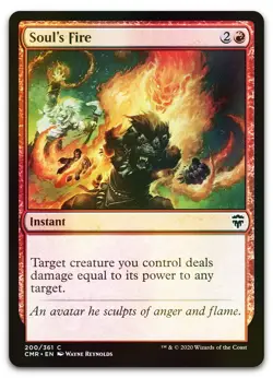 Soul's Fire #200 (Foil) (NM) Commander Legends CMR Magic MTG - Image 1
