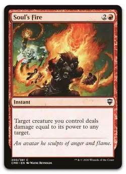 Soul's Fire #200 (NM) Commander Legends CMR Magic MTG - Image 1
