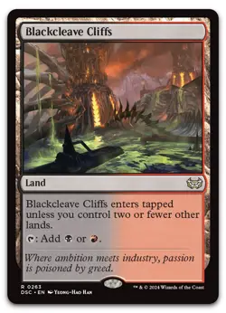 Blackcleave Cliffs #263 (NM) Duskmourn DSC Magic MTG - Image 1