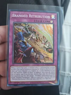 BLTR-EN113 Branded Retribution : Ultra Rare Card : 1st Edition YuGiOh TCG - Image 1