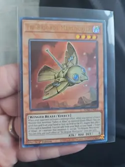Yugioh Tri-Brigade Mercourier Secret Rare PACK FRESH Trading Card Holo - Image 1