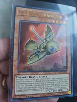 Yugioh Tri-Brigade Mercourier Secret Rare PACK FRESH Trading Card Holo - Image 2