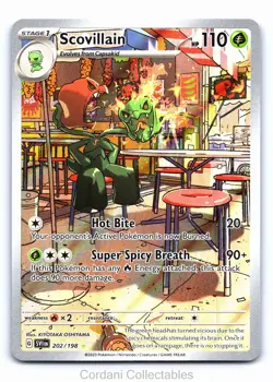 Scovillain 202/198 - Scarlet & Violet Base Set - Pokemon Card - Near Mint - Image 1