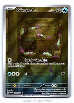 Wimpod 191/182 - Paradox Rift - Pokemon Card - Near Mint - Image 1