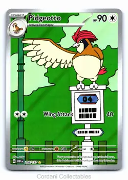Pidgeotto EX 208/197 - Obsidian Flames - Pokemon Card - Near Mint - Image 1