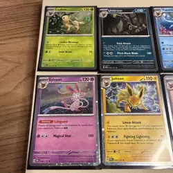 Pokemon Prismatic Evolutions 8 Cosmos Promo Cards - Costco Mini Tin Promos - Image 2