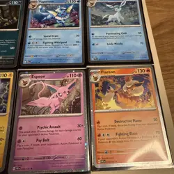 Pokemon Prismatic Evolutions 8 Cosmos Promo Cards - Costco Mini Tin Promos - Image 3