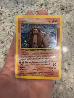 Entei Neo Revelation Holo Rare Pokemon TCG Card 6/64 LP Condition - Image 1