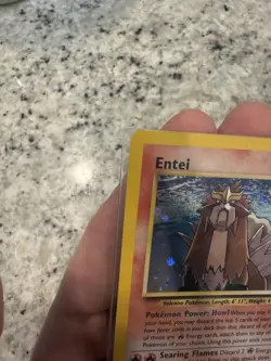 Entei Neo Revelation Holo Rare Pokemon TCG Card 6/64 LP Condition - Image 2