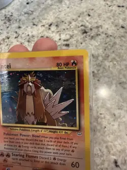 Entei Neo Revelation Holo Rare Pokemon TCG Card 6/64 LP Condition - Image 3