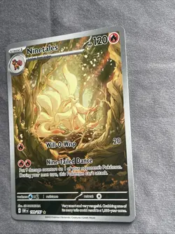 Pokemon Ninetales EX TCG Scarlet & Violet Holo Ultra Rare Card 199/197 🔥 - Image 3