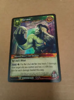 * Warcraft TCG Time Walkers Single Card Ner'zhul - Image 1
