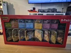 Costco Pokemon Prismatic Evolutions 8 Mini-Tins with Promo Cards Sealed - Image 3