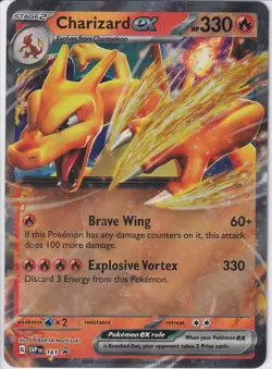 Charizard ex 161 Sv: Scarlet & Violet Promo Cards Holo NM/MINT - Image 1