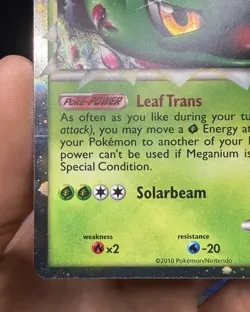 Meganium Prime ~ Black Star Promo HGSS08 ~ Holo Pokemon Card ~ LP/Excellent - Image 4