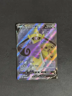Pokemon Aegislash v Full Art Card 177/185 Vivid Voltage Near Mint - Image 1