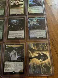 Mtg Magic Spider-Man Lot Of 9 Cards Pictured Foils/Borderless & More - Image 3