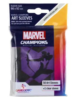 Marvel Champions The Card Game Hawkeye Art Sleeves LCS LCG 51 Pack New - Image 1