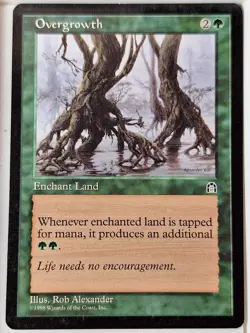 Overgrowth - Stronghold - Magic the Gathering MTG Nice! - Image 1