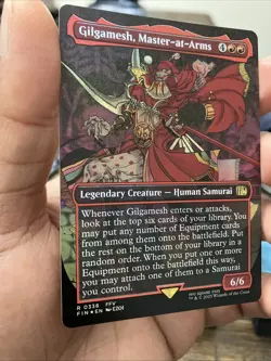 Gilgamesh, Master-at-Arms (Borderless) Final Fantasy Foil - Image 2