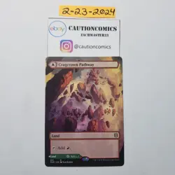 Cragcrown Pathway Timbercrown Pathway Borderless NM Zendikar Rising MTG (Box11) - Image 1