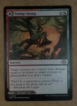 Stump Stomp / Burnwillow Clearing - Modern Horizons 3 - NM MTG - Image 1