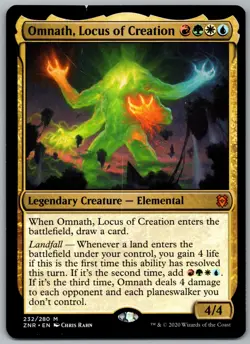 Omnath, Locus of Creation M Zendikar Rising 232 NM - Image 1