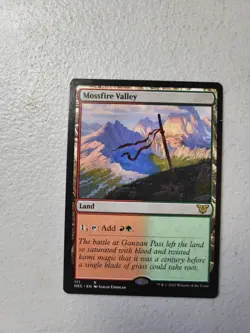 MTG Mossfire Valley (171/204) Kamigawa Neon Dynasty Commander NM Free Shipping - Image 1