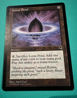 Lotus Petal - Tempest - MTG - Magic the Gathering - Image 1