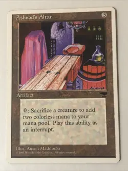 Ashnod’s Altar X1 Chronicles Ex+ Cond See Pics English - Image 1