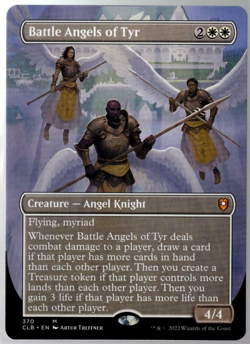 Battle Angels of Tyr 370 Mythic Borderless Baldur's Gate Magic The Gathering NM - Image 1