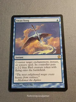 MTG Theros Swan Song #65 Rare Magic The Gathering Free Shipping - Image 1