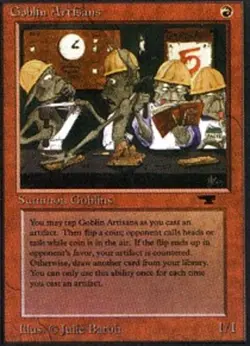 [1x] Goblin Artisans Near Mint, English Antiquities MTG Magic - Image 1