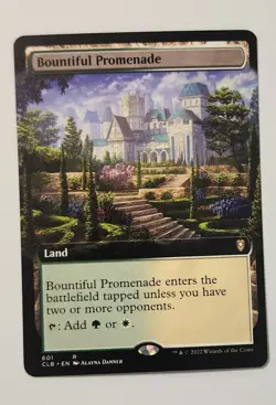 Mtg Commander Legends: Battle For Baldur's Gate Bountiful Promenade Extended Art - Image 1