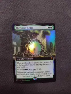Magic: The Gathering, The Great Henge (Extended Art) Throne of Eldraine Foil - Image 1