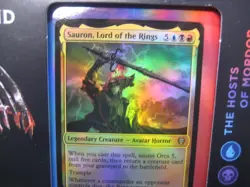 MAGIC THE GATHERING UNIVERSES BEYOND LORD OF THE RINGS COMMANDER HOSTS OF MORDOR - Image 2