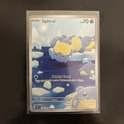 Pokemon TCG: Spheal 199/191 S&V Surging Sparks - Illustration Rare Holo - NM - Image 1