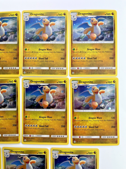Pokemon Tcg Lot of 11 Dragonite Reverse Holo Common basic - Image 3