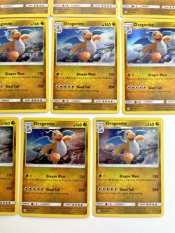 Pokemon Tcg Lot of 11 Dragonite Reverse Holo Common basic - Image 5