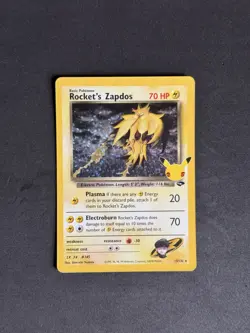 Pokemon TCG Celebrations Rockets Zapdos 15/132 Holo Rare NM - Image 1