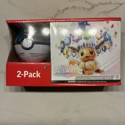 POKEMON ELITE TRAINER BOX SCARLET & VIOLET PRISMATIC EVOLUTIONS SAMS CLUB BUNDLE - Image 1