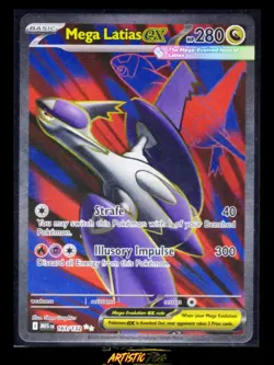 2025 Pokemon Mega Evolutions - Mega Latias ex 163/132 Ultra Rare NM-MNT - Image 1