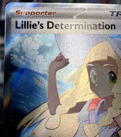 Lillie's Determination 169/132 Secret Rare Pokemon Mega Evolution Full Art NM - Image 5