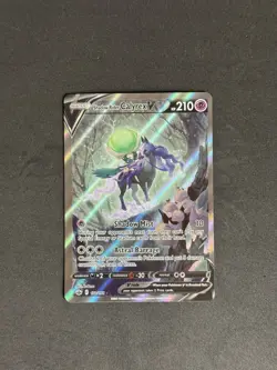 2021 Pokemon SWSH Chilling Reign 172/198 Shadow Rider Calyrex V - Image 1
