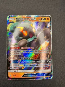 Pokemon Marshadow GX SM59 Sun & Moon Holo Black Star Promo MP - Image 1