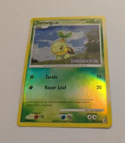 Turtwig 103/130 Diamond and Pearl Stamped Reverse Holo Pokemon Card - Image 5