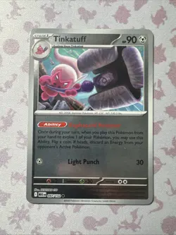 Tinkatuff 097/132 - Reverse Holo -ME01: Mega Evolution -Pokemon Card -NM - Image 1